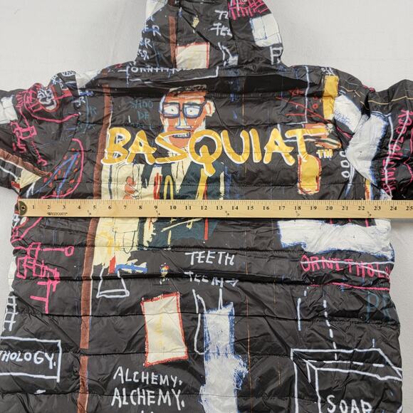 Jean-Michel Basquiat x Members Only 'Alchemy' Puffer Jacket Sz L (565) - Picture 11 of 13
